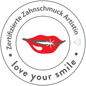 Zahnschmuckartistin
