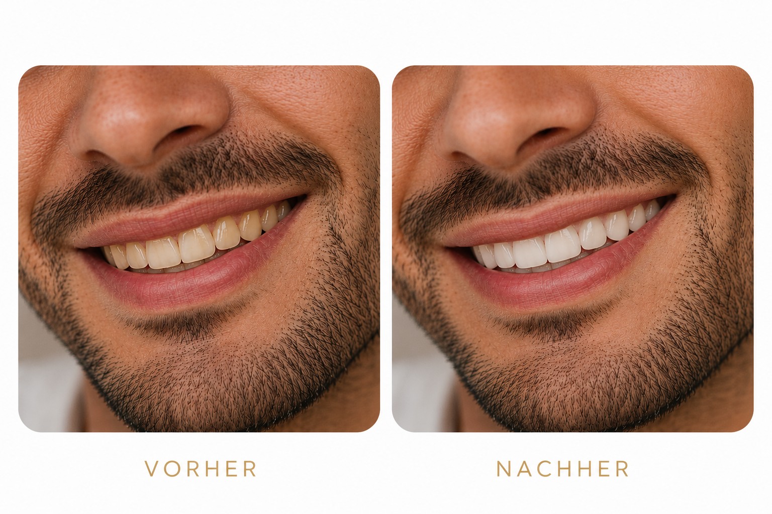 Bleaching Mannheim vorher nachher